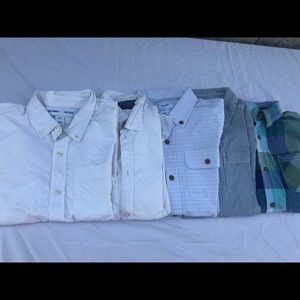 Boys button long sleeve shirts in a lot